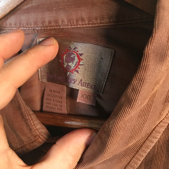 Territory Ahead FUC Men's 2XL Textured Longsleeve Button Up Shirt - Picture 10 of 15